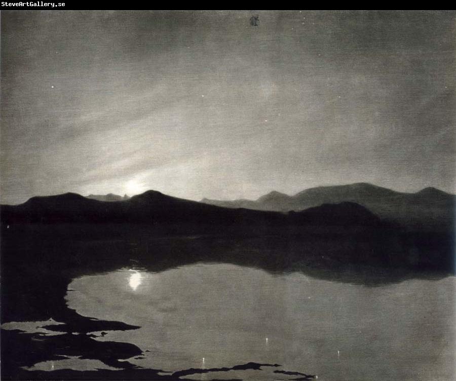 William Stott of Oldham Moonrise